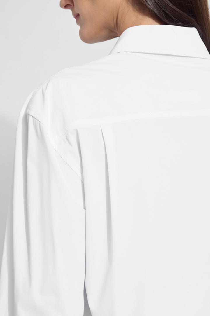 LYSSÉ | Ivette Pleated Balloon Sleeve Blouse