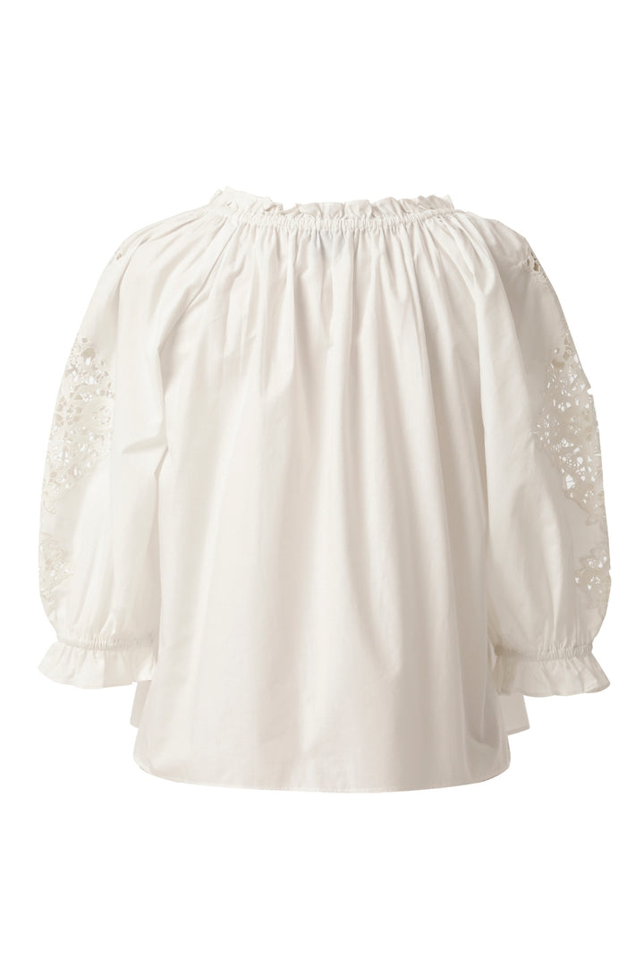 EMILY LOVELOCK | Rhea White Blouse