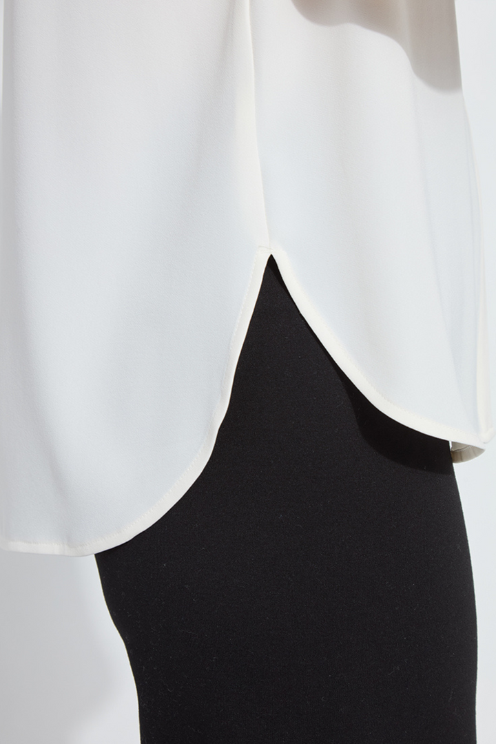 LYSSÉ | Ivette Pleated Balloon Sleeve Blouse