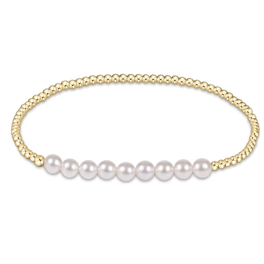 Classic Beaded Bliss 2.5mm/5mm- Pearl
