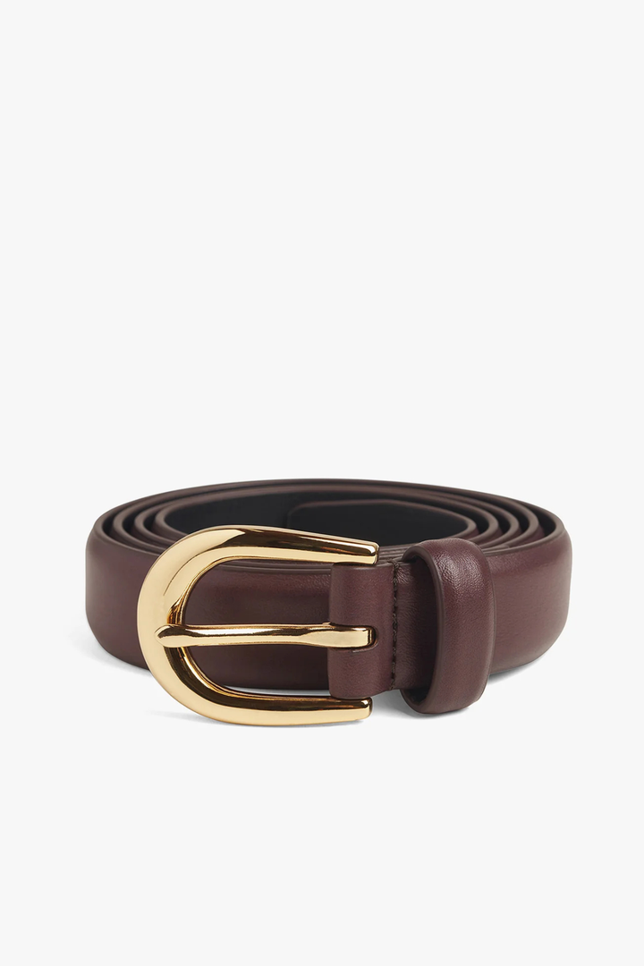 FAVORITE BELT- Burgundy