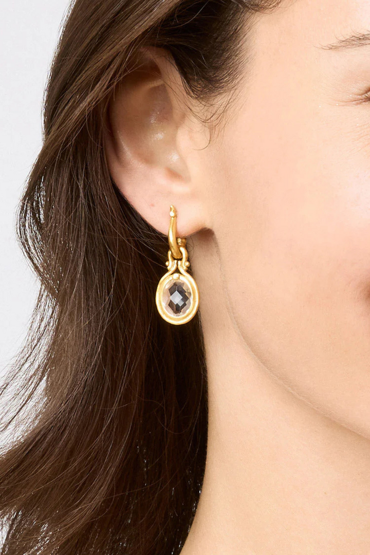 JULIE VOS | Saratoga Hoop & Charm Earring