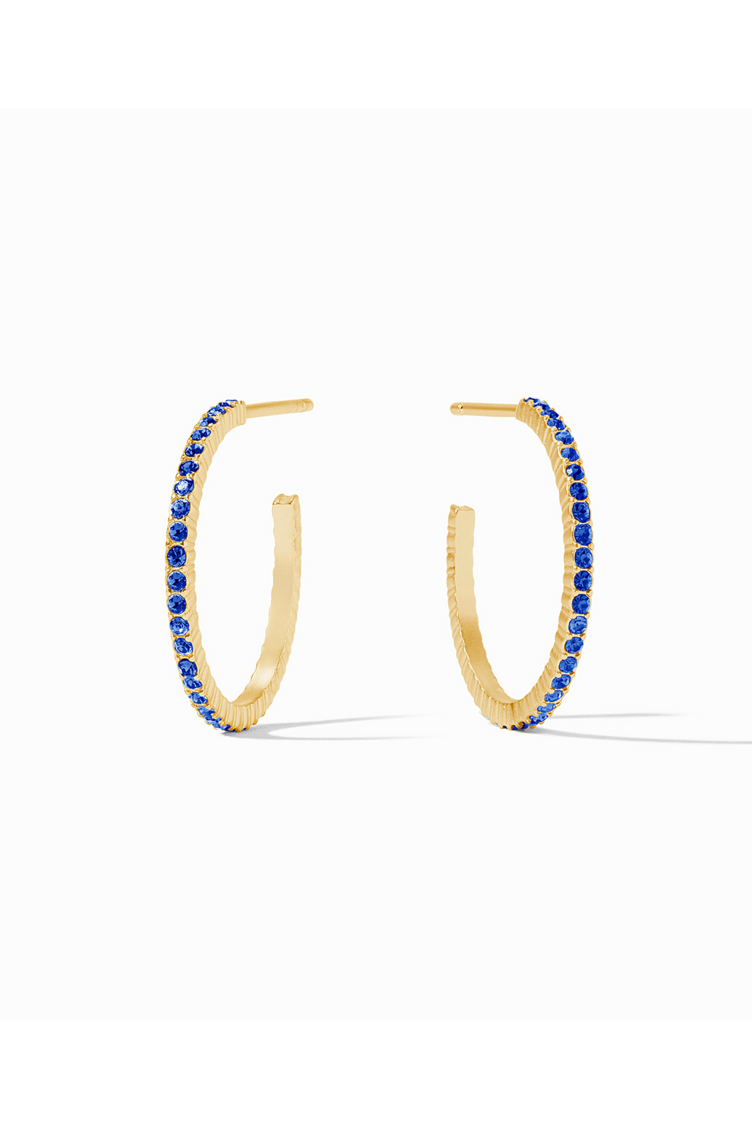 JULIE VOS | Windsor Hoop-Sapphire Blue- S