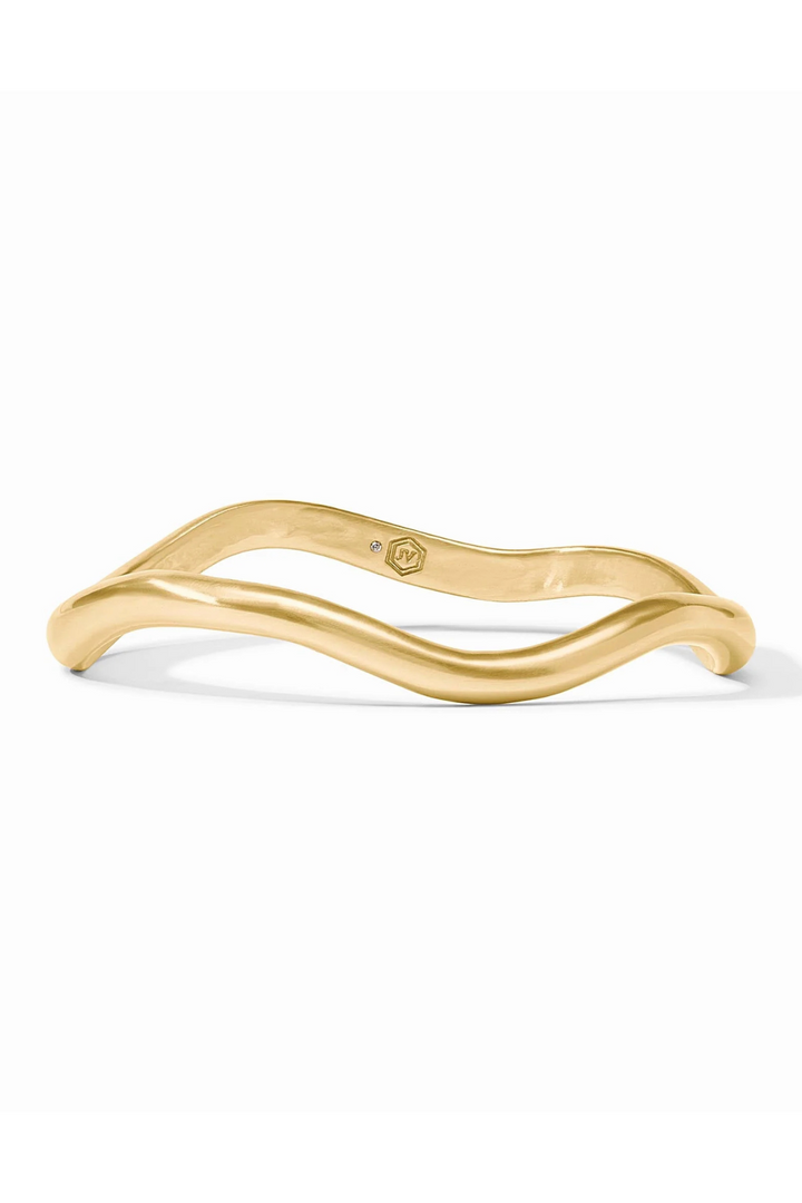 JULIE VOS | Wave Bangle - Gold-Small