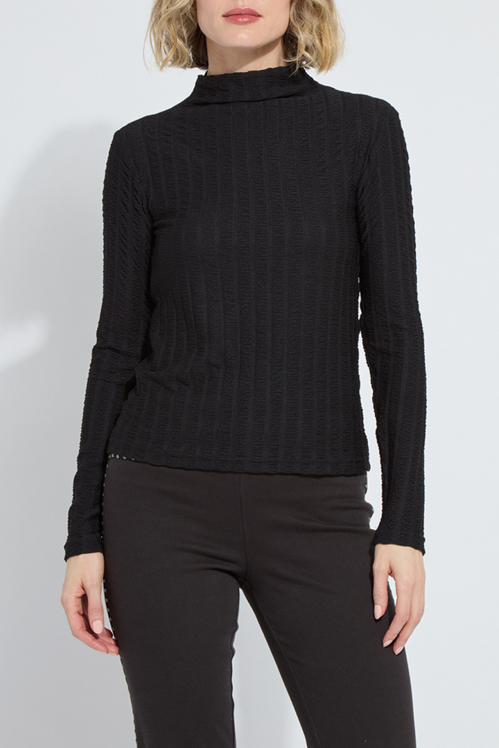 LYSSE | Isaura Funnel Neck Smocked Top