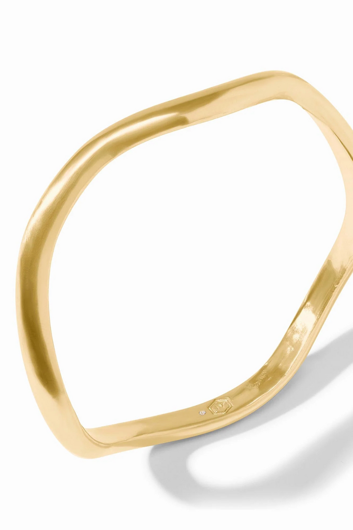 JULIE VOS | Wave Bangle - Gold-Small