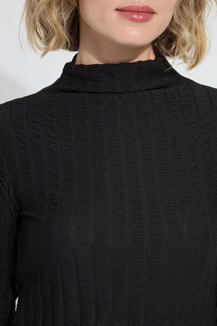 LYSSE | Isaura Funnel Neck Smocked Top