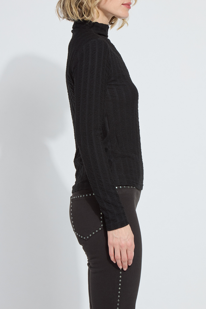 LYSSE | Isaura Funnel Neck Smocked Top