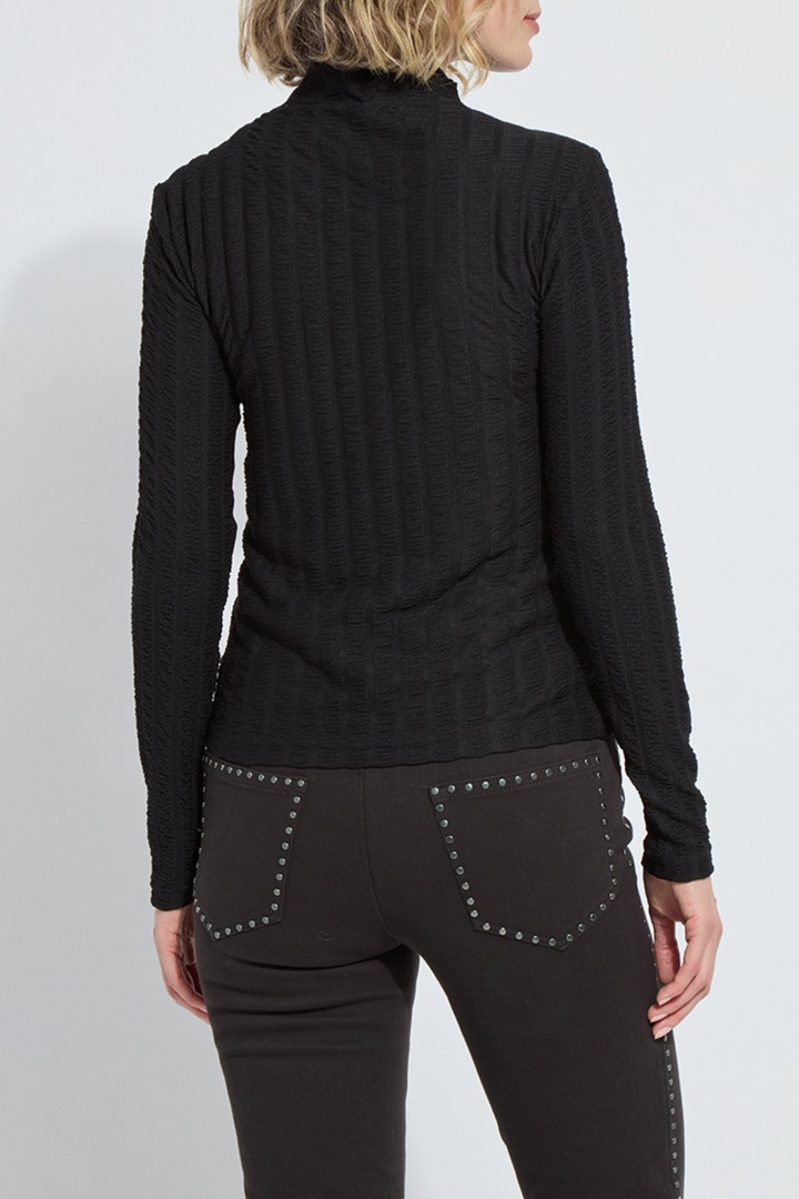 LYSSE | Isaura Funnel Neck Smocked Top