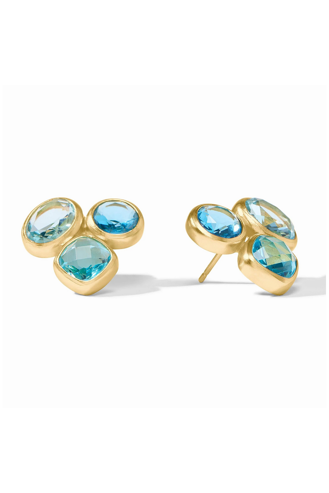 JULIE VOS | Kaleidoscope Statement Stud - Bahamian Blue