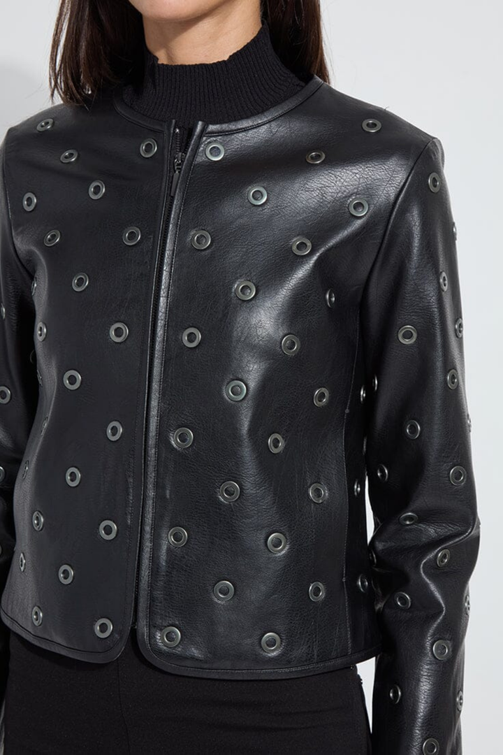 LYSSE | Geneva grommet Vegan Leather Jacket