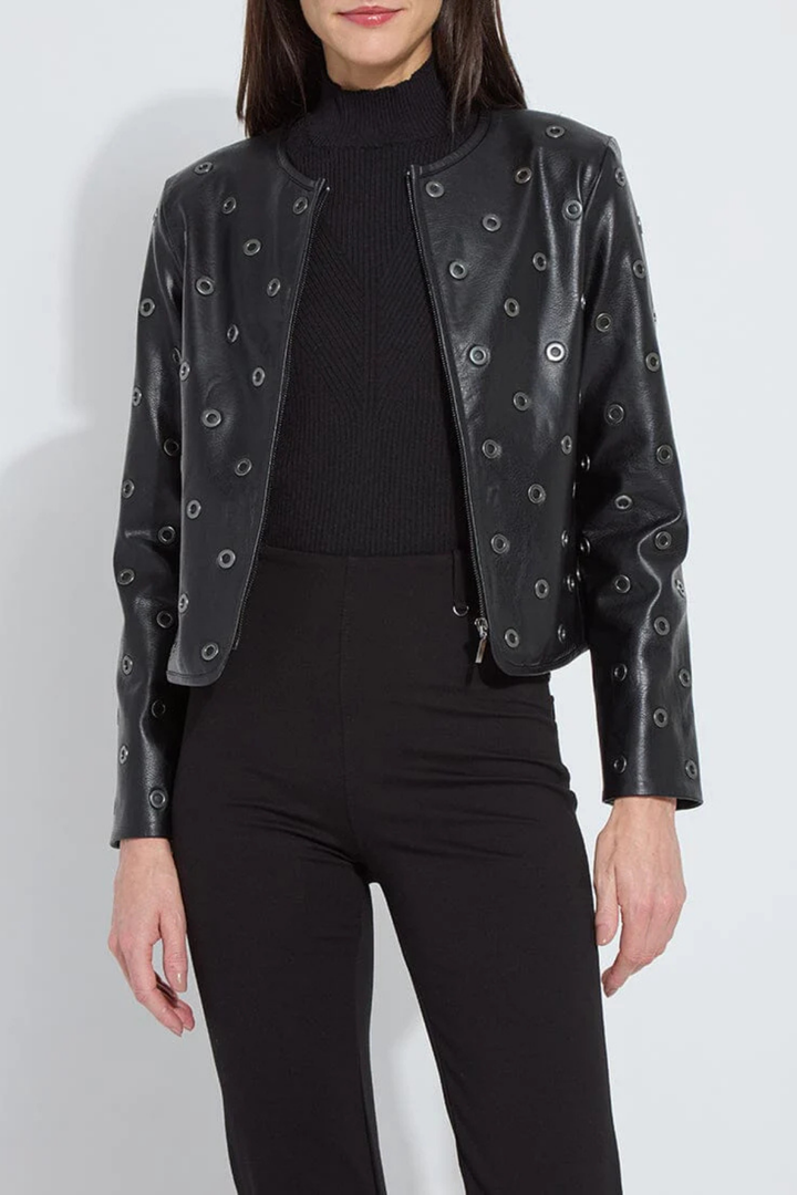 LYSSE | Geneva grommet Vegan Leather Jacket