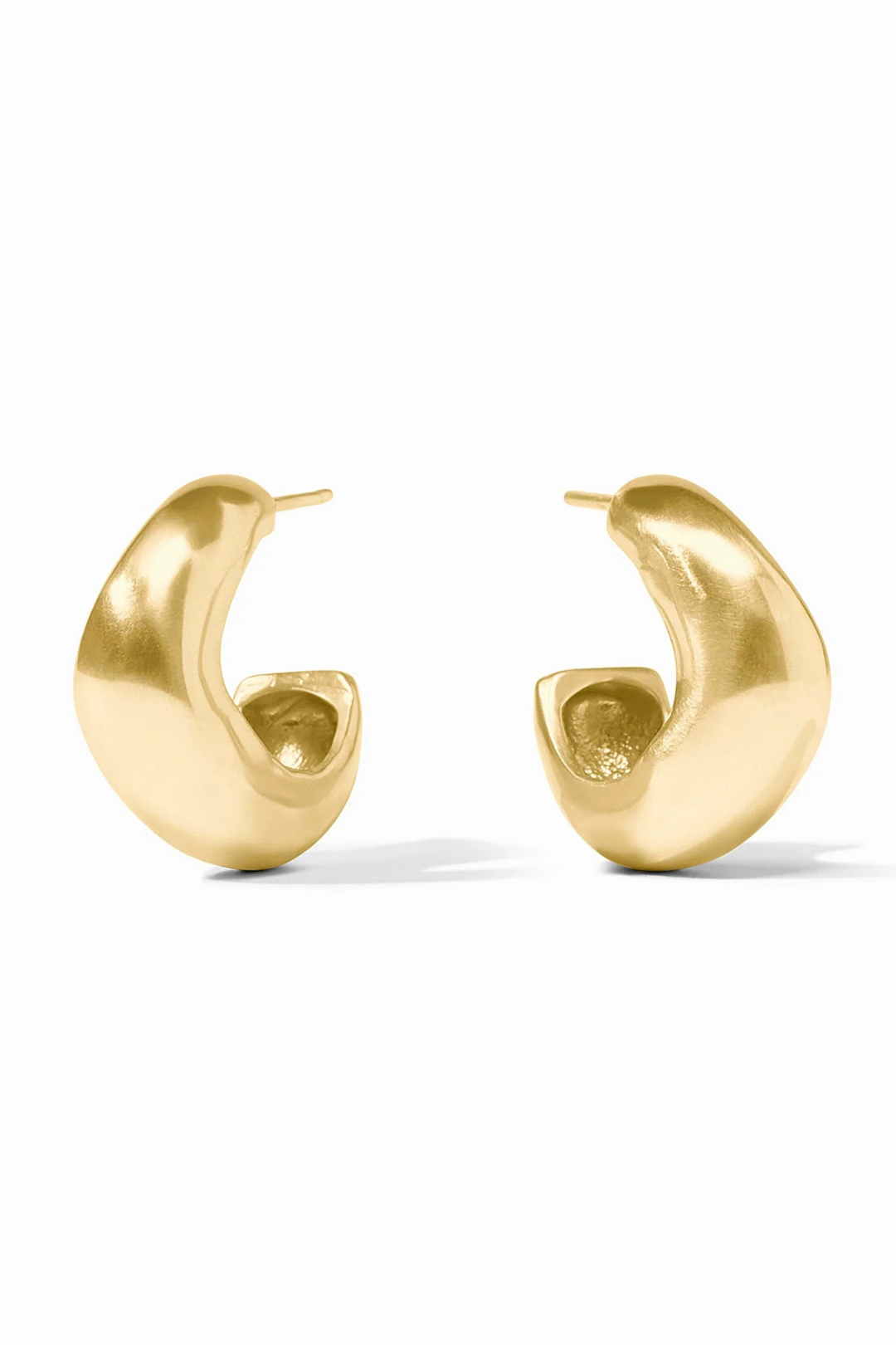 JULIE VOS | Wave Hoop Gold-Small