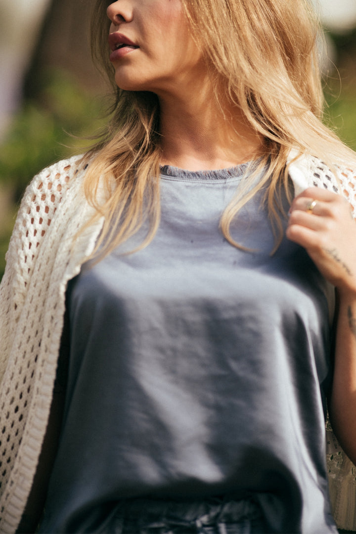 Melissa Nepton - Siena Tank - NY Blue