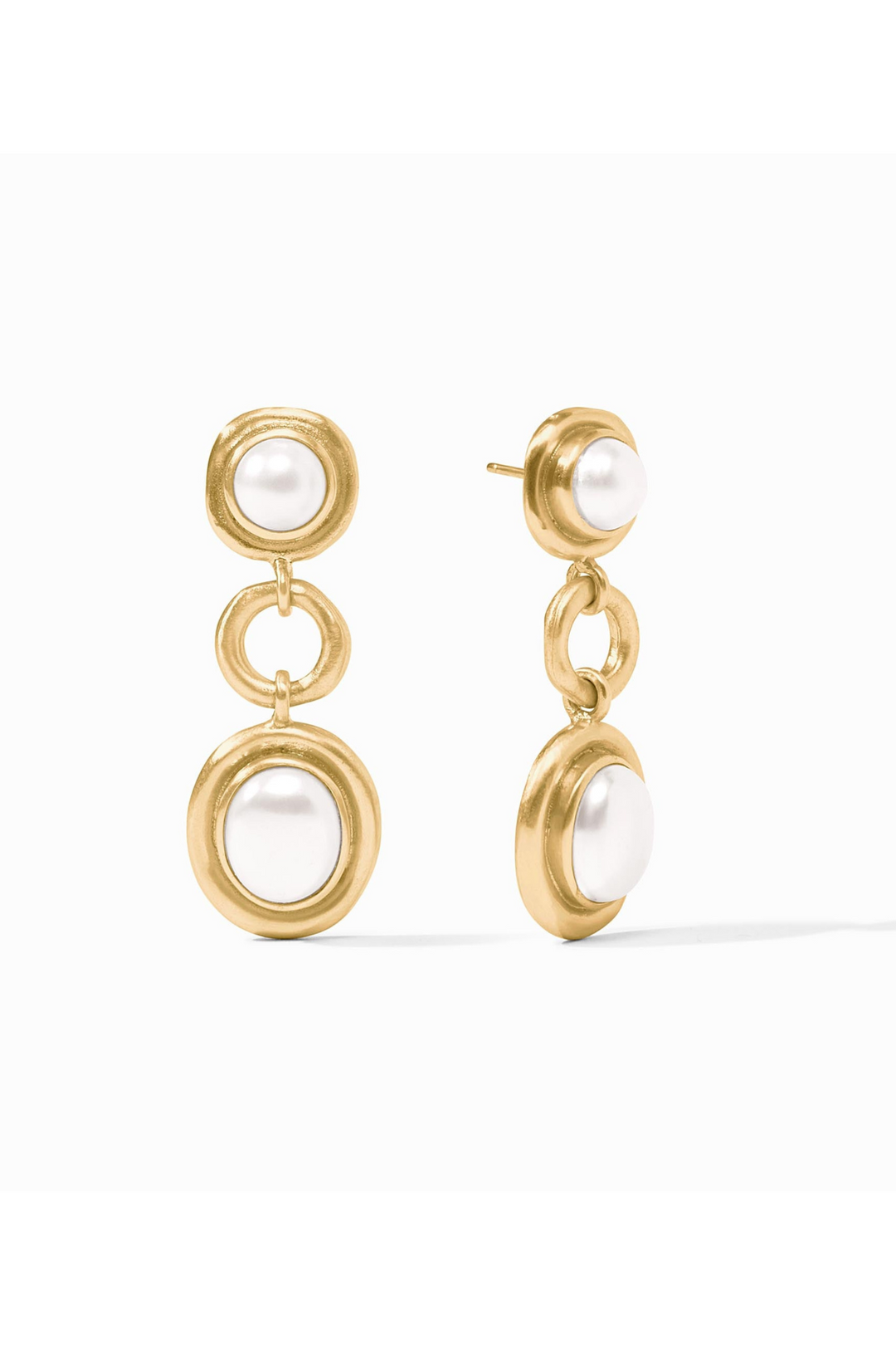 Julie Vos | Wave Tier Earring - Pearl