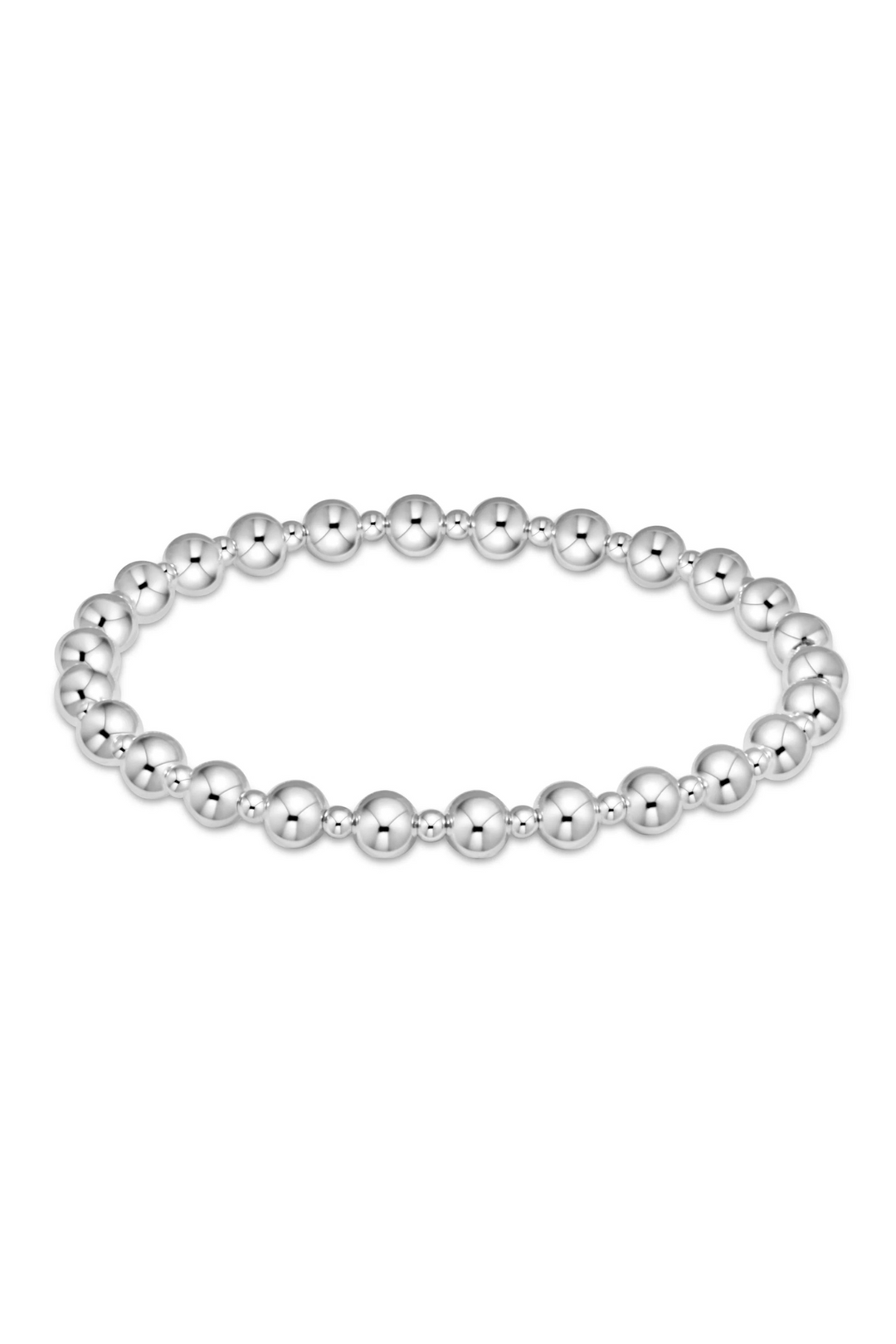 CLASSIC GRATEFUL 5mm BEAD BRACELET - STERLING