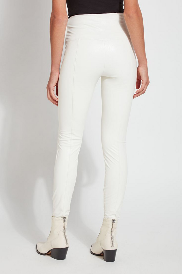 LYSSE | Textured Leather Legging- Snow
