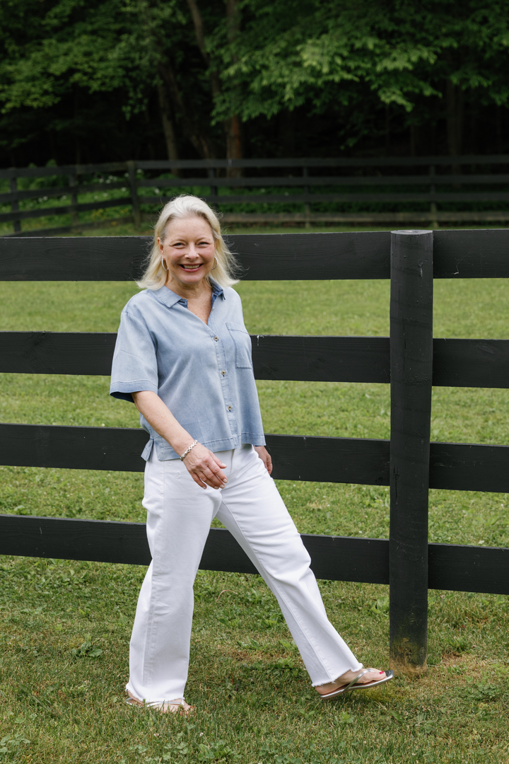 LYSSE |  Bianca Chambray Top