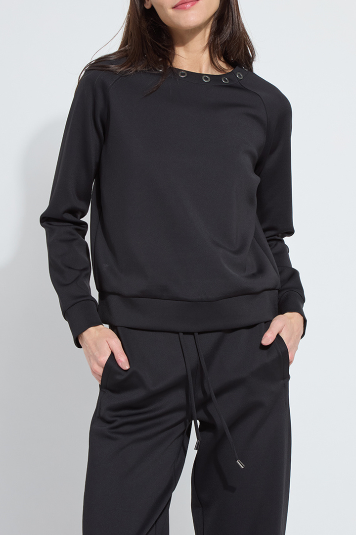 LYSSE | Desi Grommet Neoprene Pullover