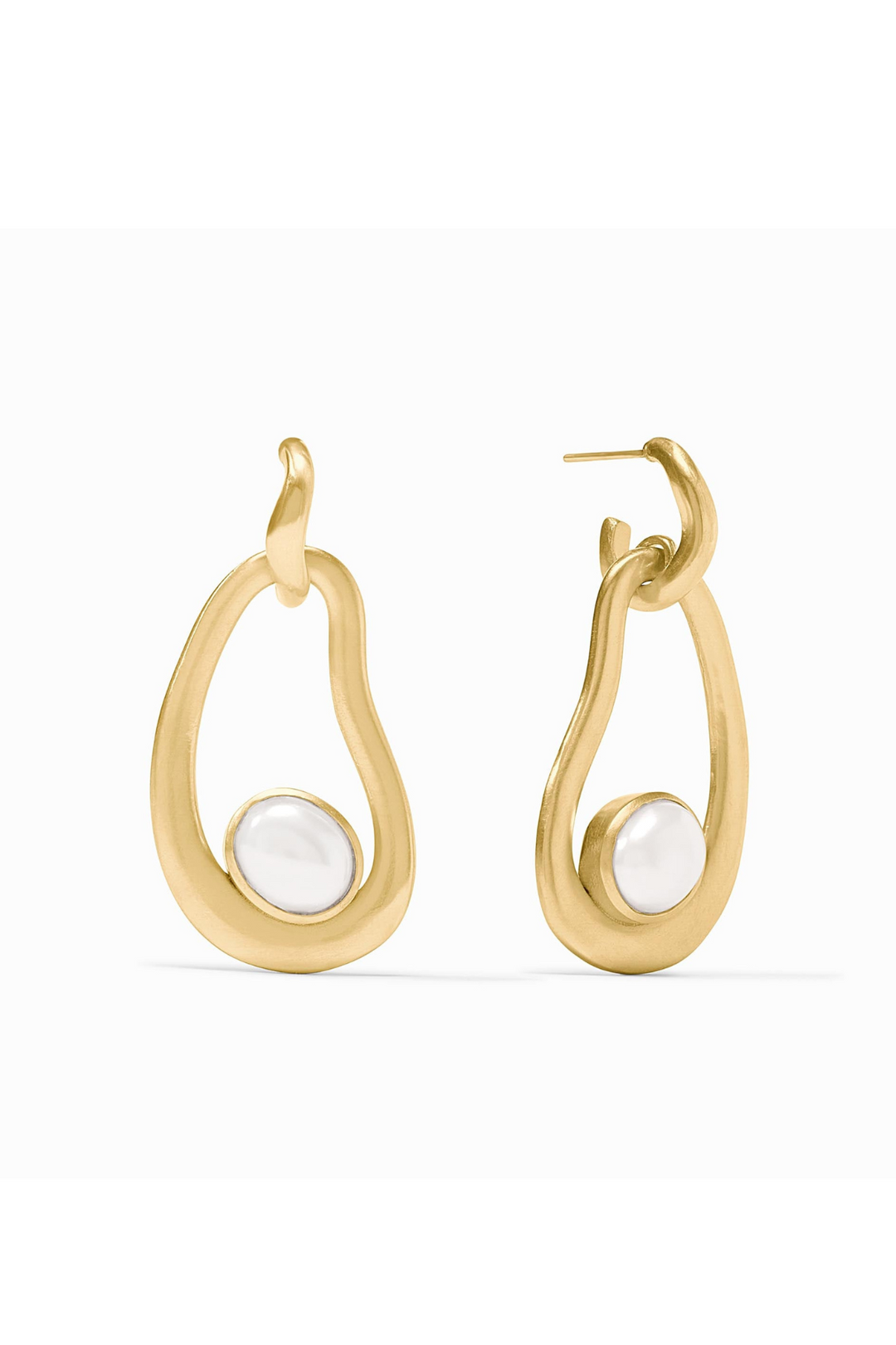 Julie Vos | Wave Statement Earring - Pearl