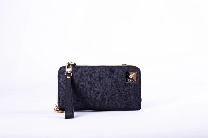 DAME |Charlotte CellPhone Wallet- Obsidian