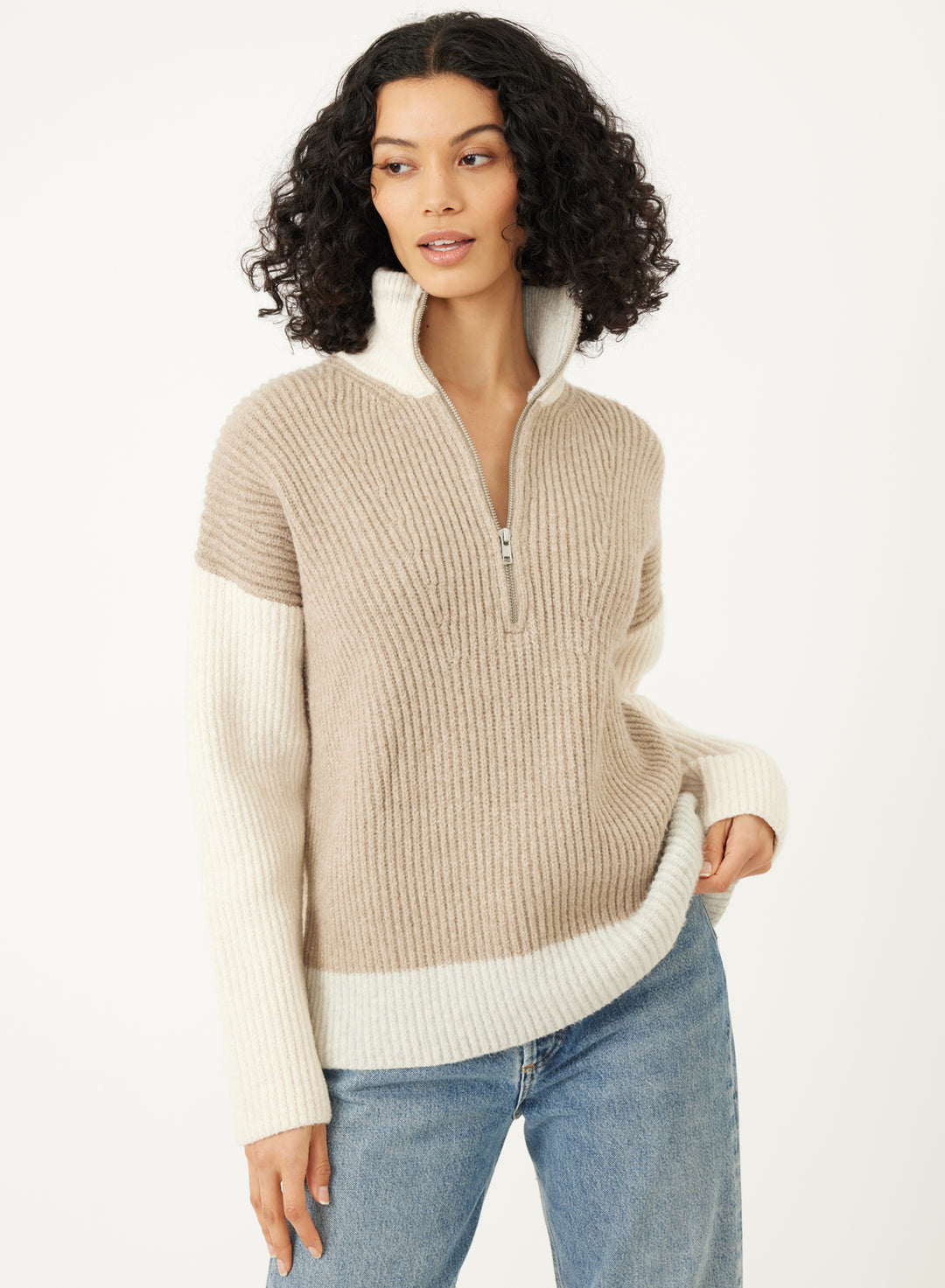 STITCHES + STRIPES | MASON QUARTER ZIP