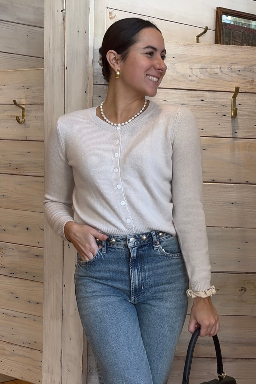 ECRU CARDIGAN