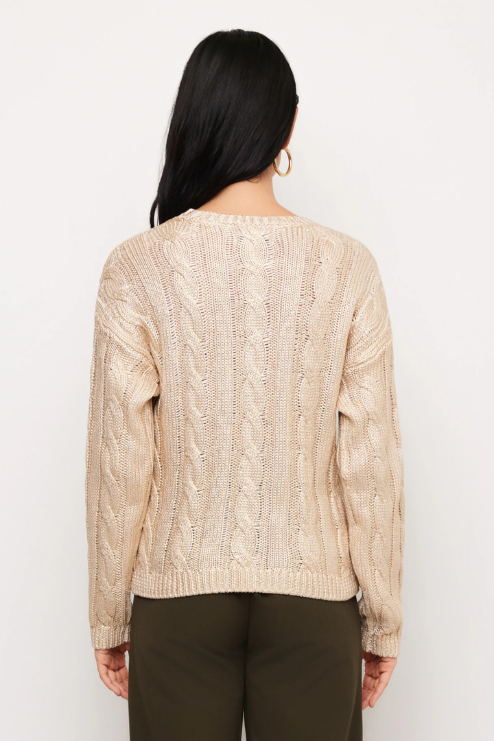 Fifteen Twenty | Levie Metallic Sweater