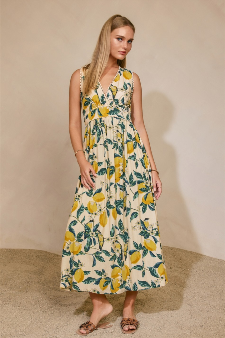 Yellow Blossom Dress