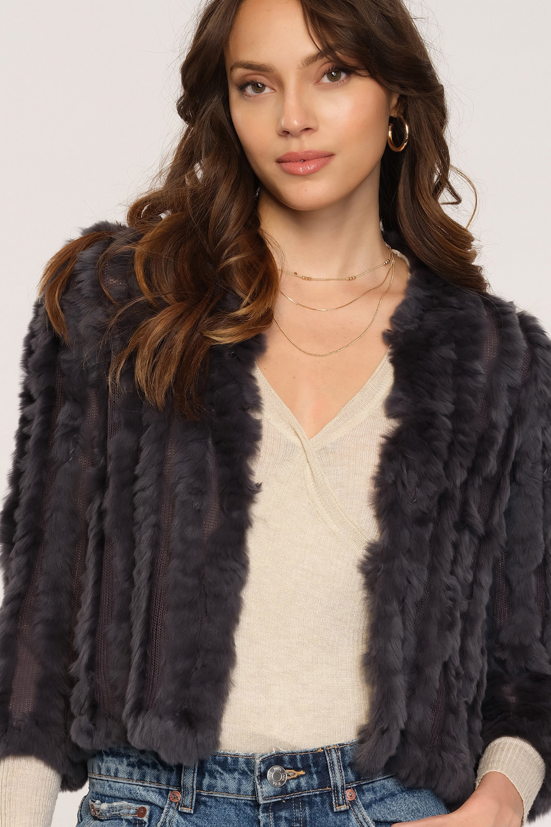 Heartloom rosa fur jacket hotsell