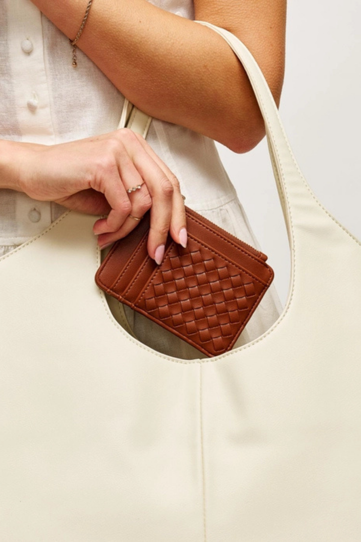 BRYER CARD HOLDER - CHOCOLATE