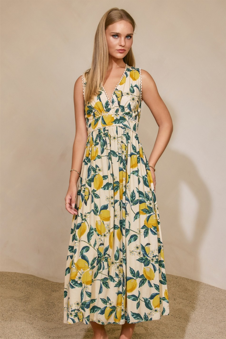 Yellow Blossom Dress