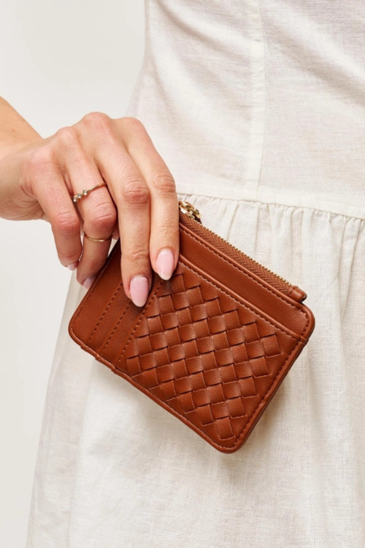 BRYER CARD HOLDER - CHOCOLATE