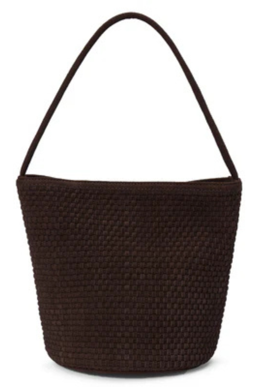 VANCOUVER WOVEN BUCKET BAG CHOCOLATE