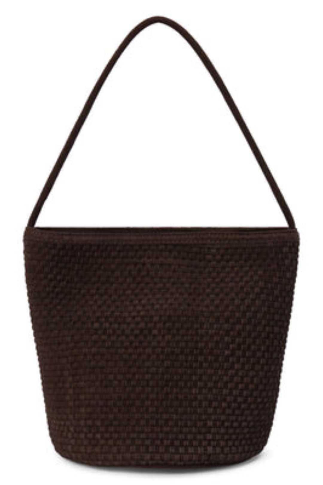 VANCOUVER WOVEN BUCKET BAG CHOCOLATE