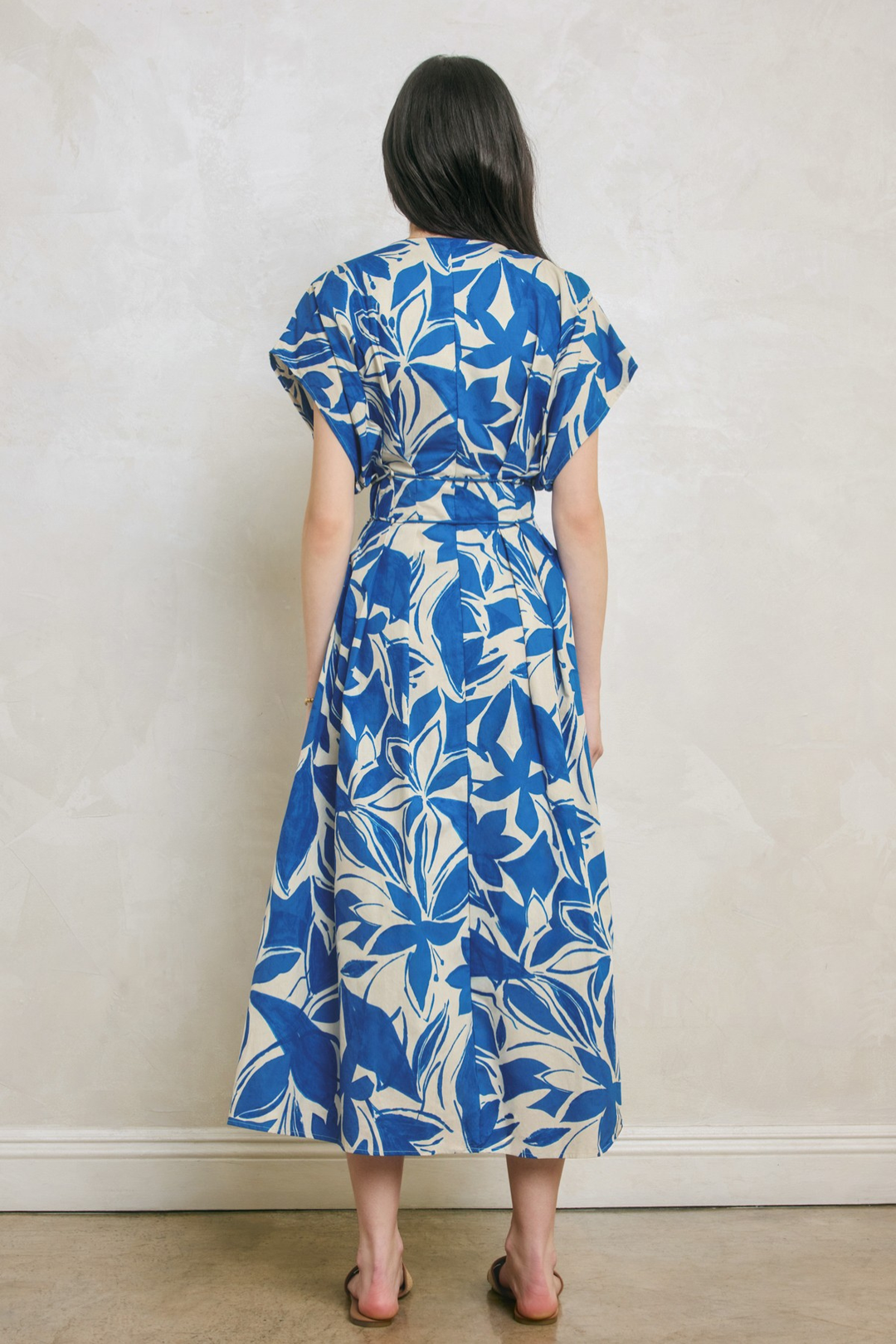 Cotton Capri Blue Dress