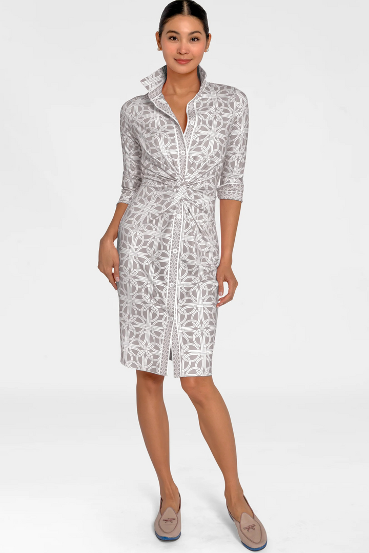 Gretchen Scott | Twist and Shout Dress- Khaki