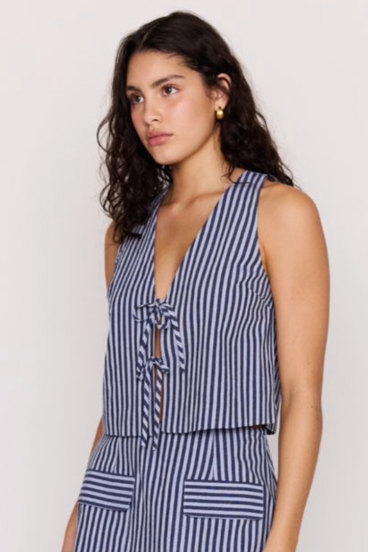 MINKPINK | DELMAR TIE FRONT TOP
