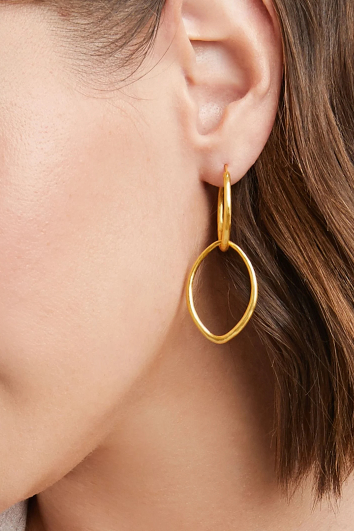 JULIE VOS | Fleur de Lis 2 in 1 Earring
