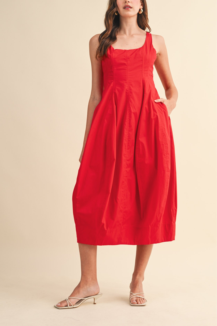 Red Bubble Dress