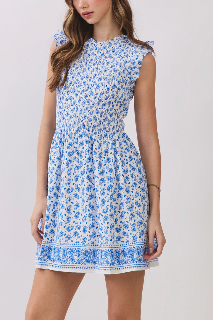 Baby Blue Baby Doll Dress