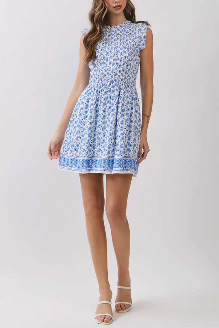 Baby Blue Baby Doll Dress