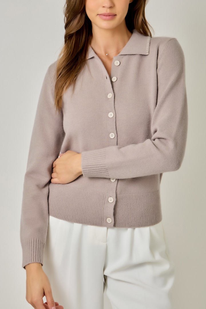 Front Tie Cardigan