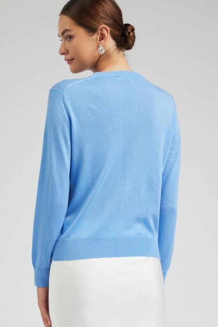 Azure Blue Sweater
