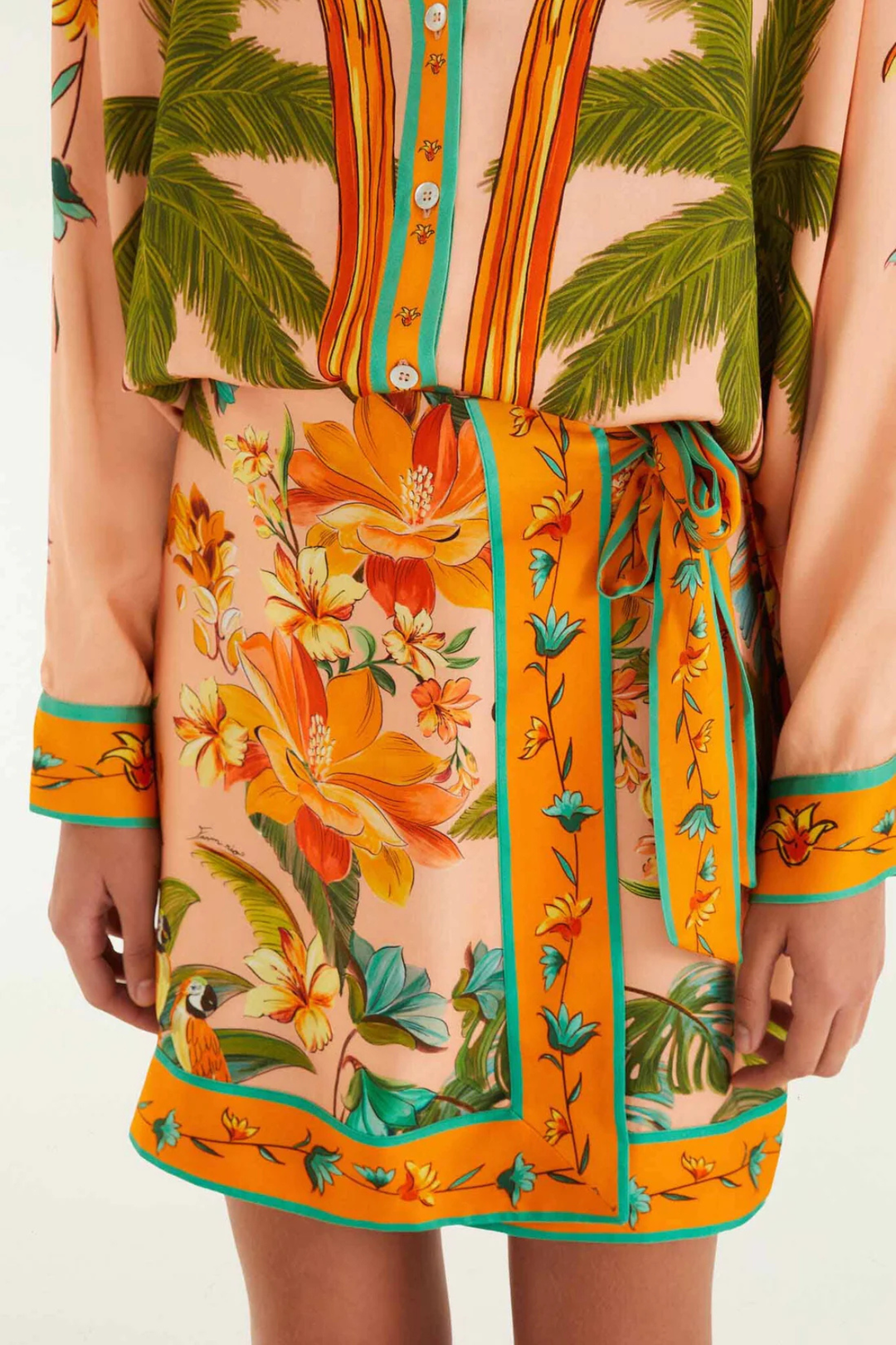 FARM RIO | BIRDS MINI SKIRT