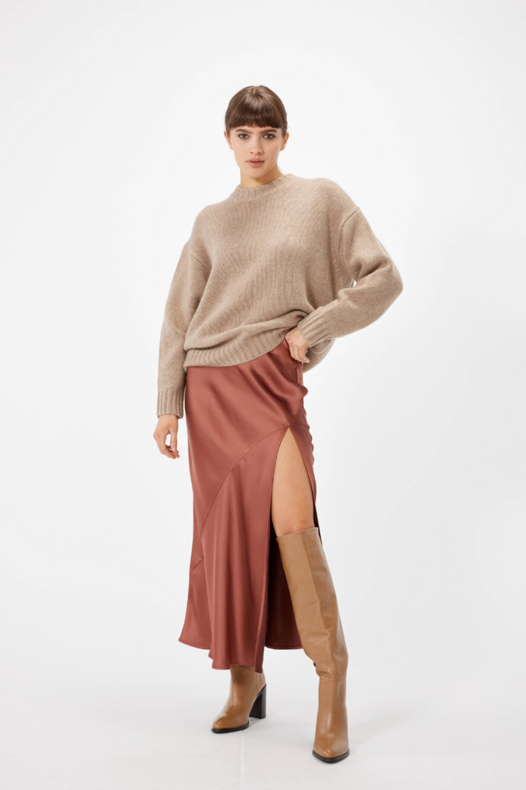 SOPHIE RUE Manhattan Skirt- Rust
