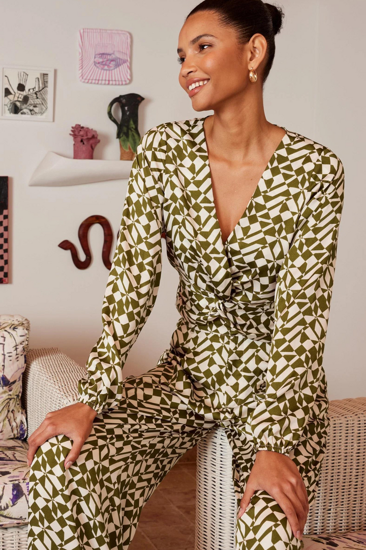 MINKPINK FLYNN TWIST BLOUSE