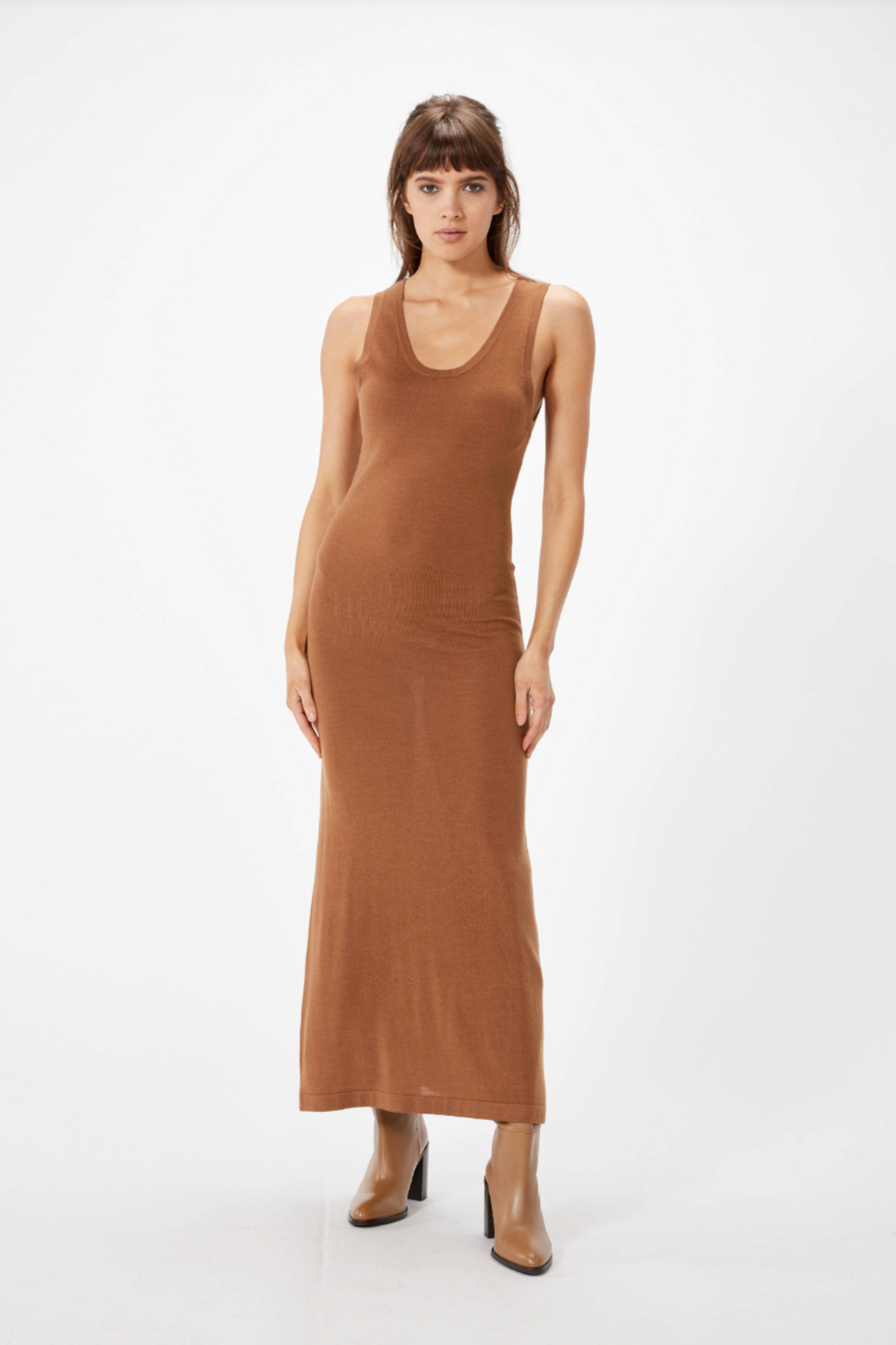 SOPHIE RUE Long Sweater Dress- Cinnamon