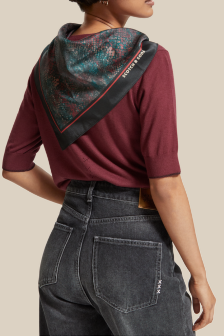 SCOTCH & SODA | Printed Snake Scarf
