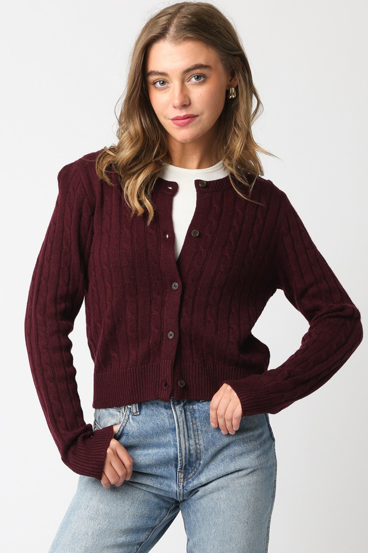 BERRY CARDIGAN